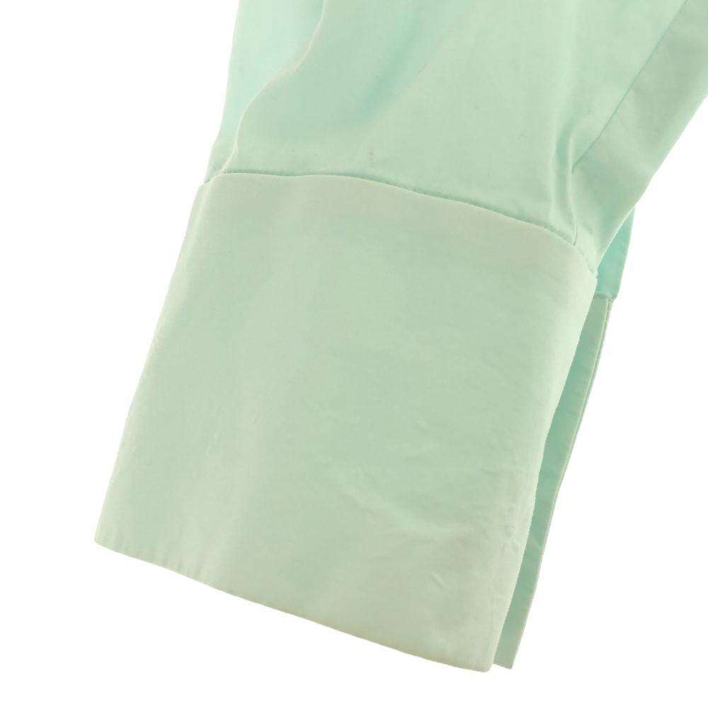 ENFOLD Made In Japan Long Sleeve Band Color Shirt 38 Green System Women Used