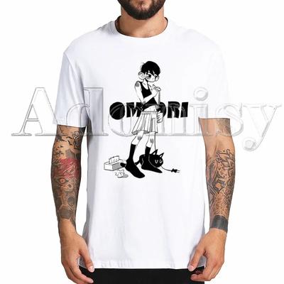 Omori Harajuku Man T Shirts Tees Shirt Tops Design ShortSleeved Aesthetic Anime T Shirt Fashion Summer Tshirt