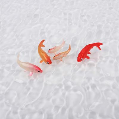 Mini Fischmodell Mini Fisch Karpfen Simulation Tier Kinderspielzeug DIY Dekorative Goldfischfiguren Heimdekor