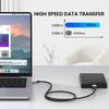 NIERBO USB C To Micro B Cord Hard Drive Cables Braided USB 3.0 Type C Male To Micro B Male Cable for MacBook Toshiba Canvio