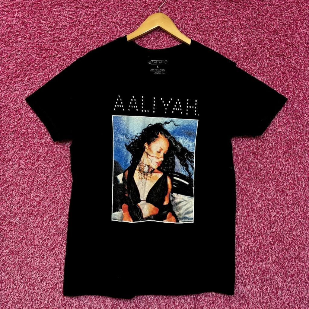 Aaliyah Age Aint Nothing but a Number New Jack Swing Tee L