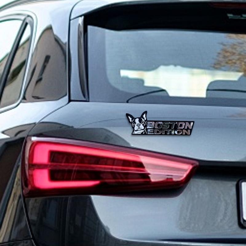 Dog Car Stickers 3D Dogs Badge Stylish Car Emblems And Badges Acrylic Funny Automotive Car Badge Badge Sticker For Car Dog Lover