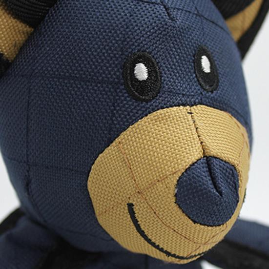 1/2Pcs Indestructible Bear Dog Toy for Aggressive Chewers Squeaky Bear Dog Toy Interactive Plush Chew Toy for Large Breed Dogs