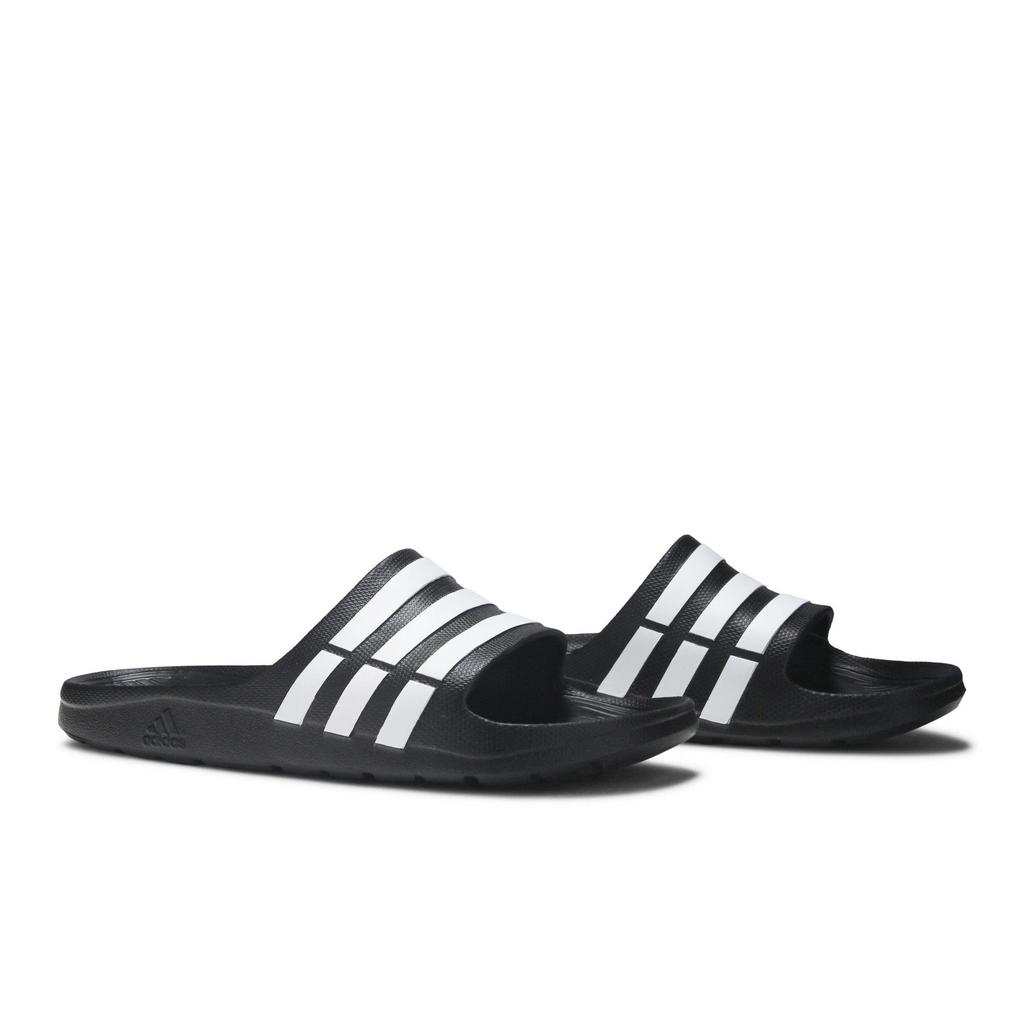 adidas Duramo Slide 'Black' (Unisex) Black / White / Black Slide Slippers G15890