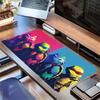 1pc Large Gaming Mouse Pad, UV Reactive Non-Slip Desk Mat, Washable PolyesterNinja, Turtles, HeroesComputer Pad with Vibrant Game Machine Pr