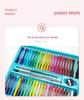 208-Piece Children's Painting Set: Colored Pencils, Crayons, Watercolor Pens - Perfect Gift for Kids