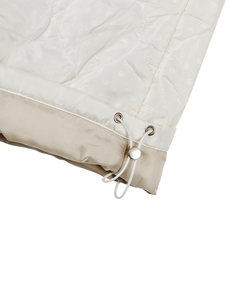 TUOMIO Dot Quilted Pants [Cream]