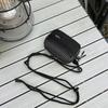 Lightweight Grid Fabric Storage Bag Zipper Closure Card Holder Bag  Outdoor Hiking