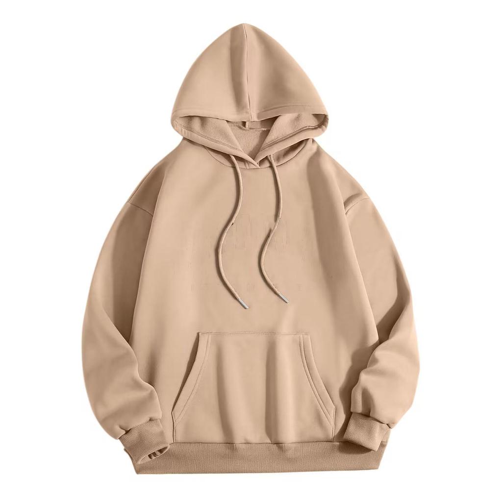 Maglione con Logo Personalizzato: Felpa con cappuccio unisex a maniche lunghe per Autunno/Inverno, perfetta per uniformi scolastiche e abbigliamento da lavoro fai-da-te.