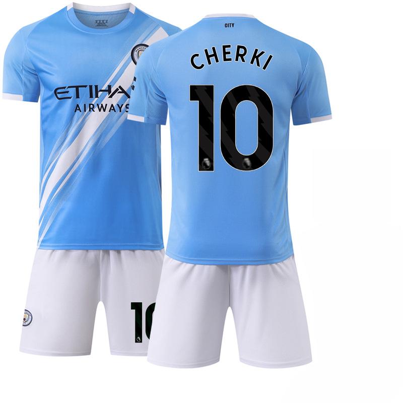 Man City 25/26 Home Shirt #9 Haaland | Hemelsblauwe Band Kit | Kevin De Bruyne Optie