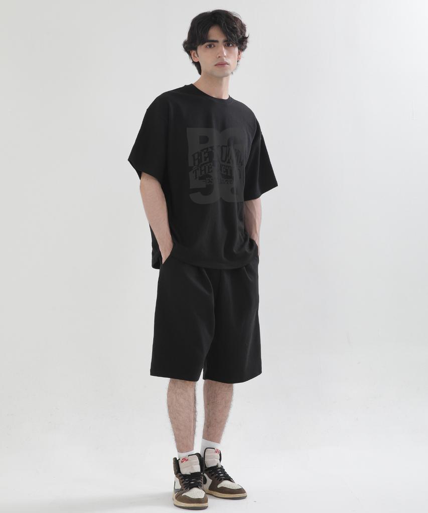 POLYGRAM [Set] Big Pgm Premium Double-Sided Oversized Short Sleeve + Bermuda Shorts Set