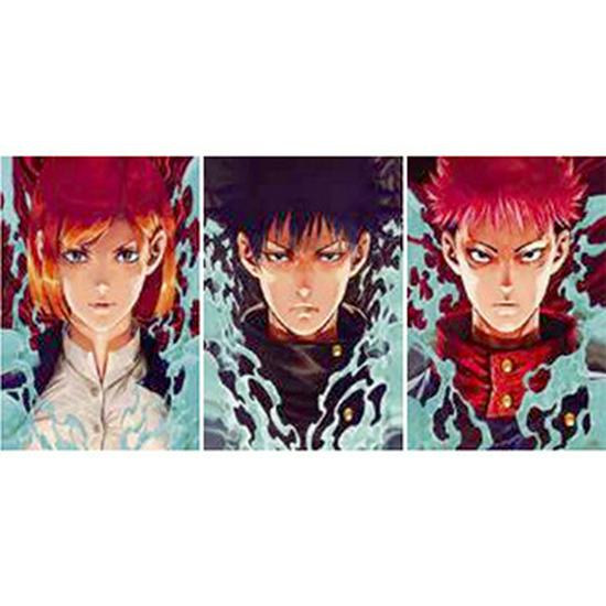 Jujutsu Kaisen Plakat Anime 3D Gradientowy Stereoskopowy [Zawiera Wersję One Piece]
