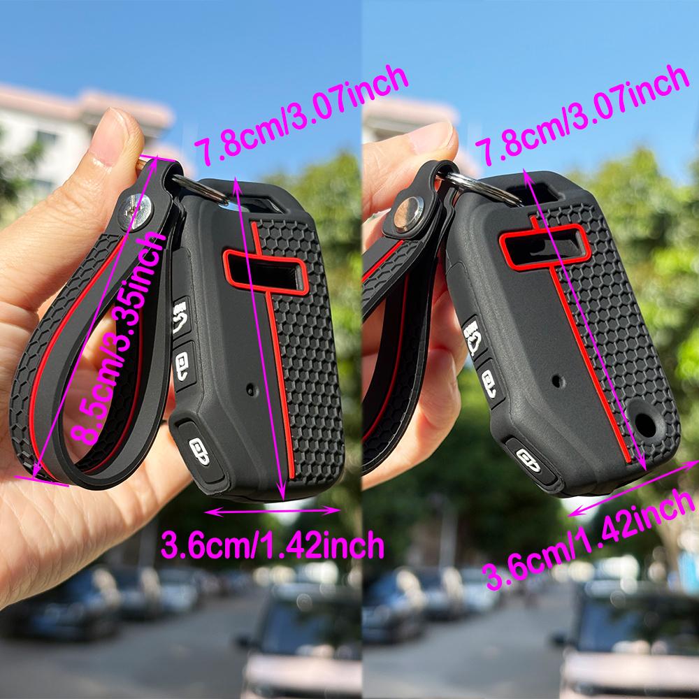 Protector For Kia K5 K3 KX1 Ceed Key Shell Cover For Kia NIRO Stonic Sonet Soul Proceed Soul 3 Keychain Silicone Car Key Case