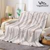 Pastell Schleife Blüte Flanell Decke Warm Weich Halloween Weihnachten Sofa Warm Gemütlich Dekoratives Dekor Geschenk für Alle Jahreszeiten