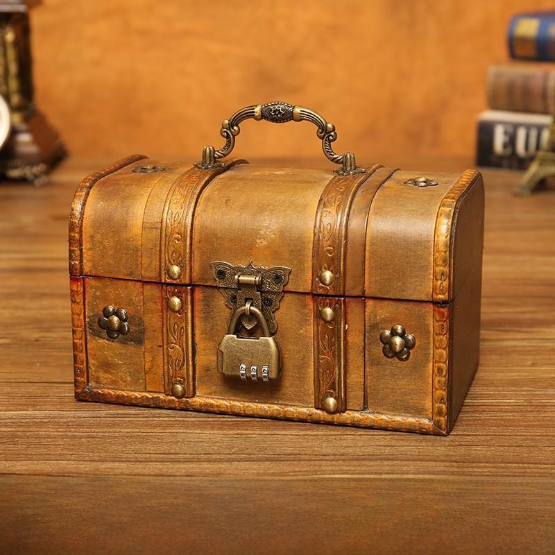 Organizer Wooden Classic Boxes For Desk Storage And Home Gifts Decorations