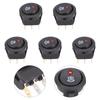 5Pcs 12V /20A Round Red LED Fog Light Rocker Switch On Off Button For Car Truck Boat Van Interior Control Panel Accessories Switches4