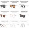 Fashion Square Sunglasses With Uv400 Protection For Outdoor Travel And Parties