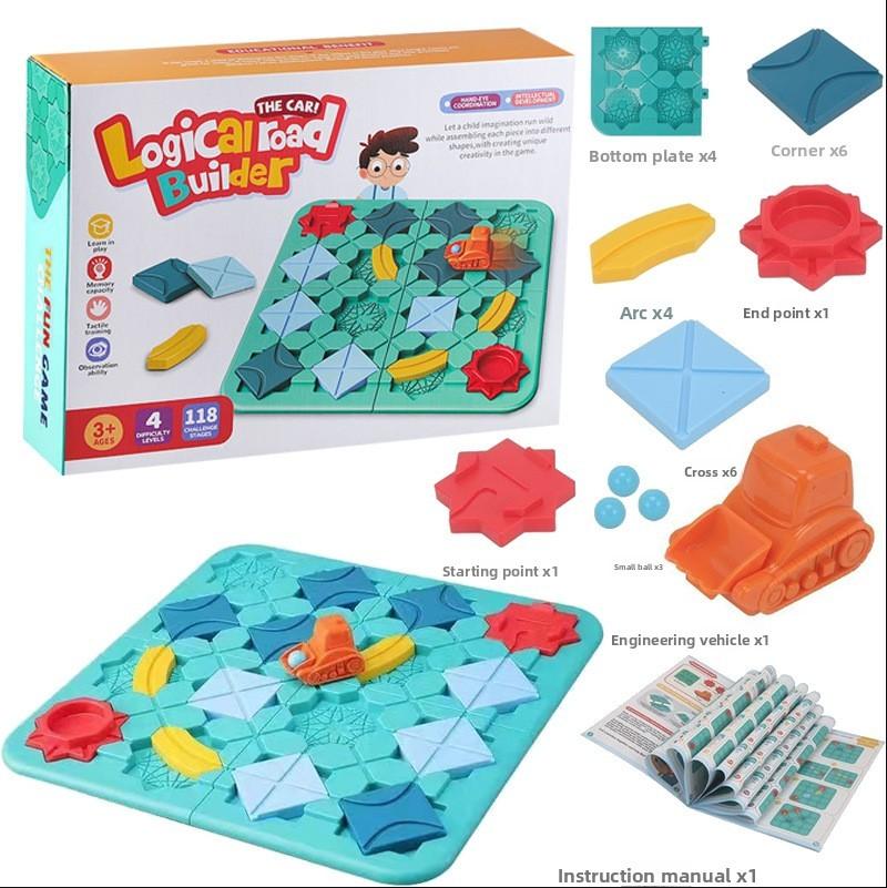 Educational Plastic Maze Track Toy For Kids With Interactive Logic And Puzzle Game For Indoor Play