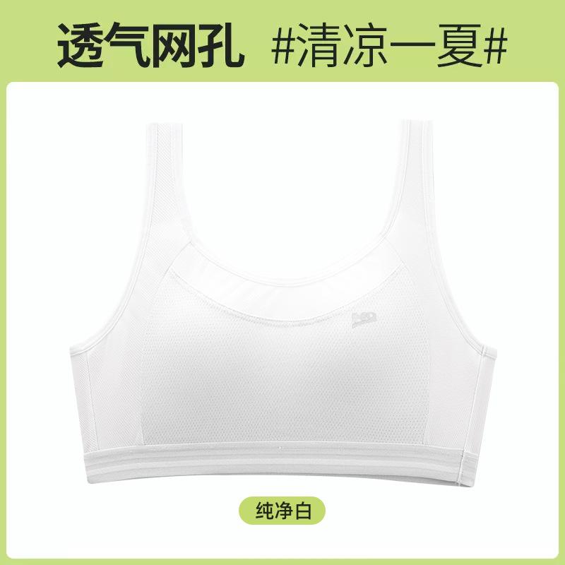 Breathable Mesh Vest Bra For Teenage Girls Sports Development Underwear