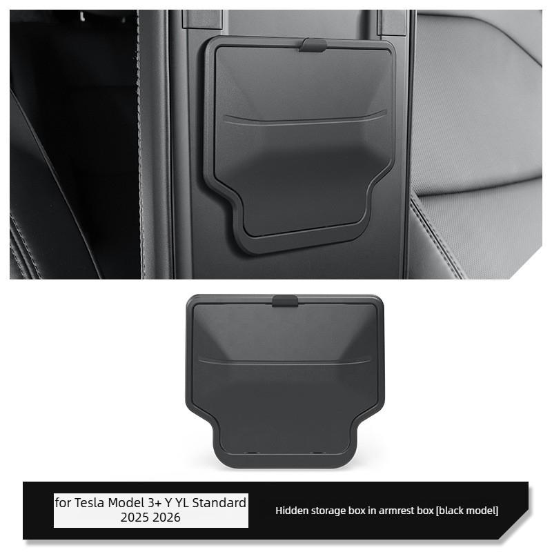 Armrest Hidden Storage Box For Tesla Model Y YL Juniper Standard Model 3 2026 Highland Box Console Organizer Center Console Case