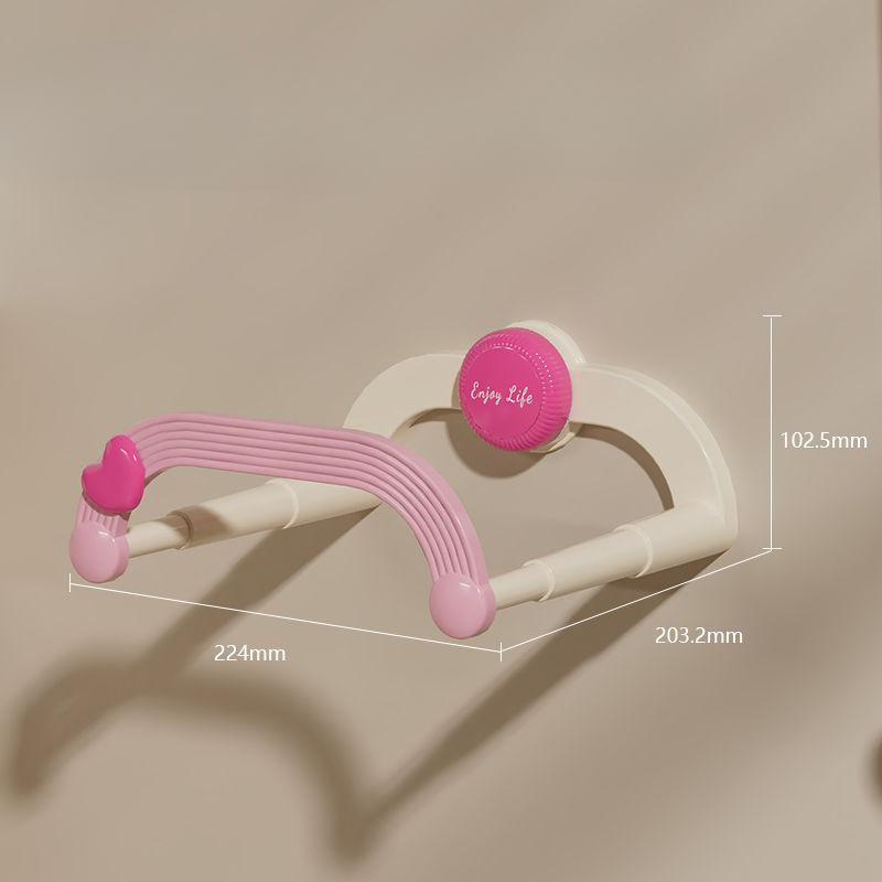 Heart-shaped Suction Cup Washbasin RackTelescopic Storage Rack Non-perforated Storage Rack Draining Rack