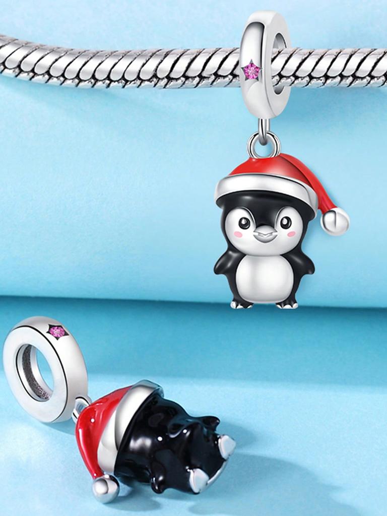 Christmas Penguinice Boots Beads Charm Copper Plated Fit Charms Copperoriginal Bracelet For Jewelry Making Diy Charm