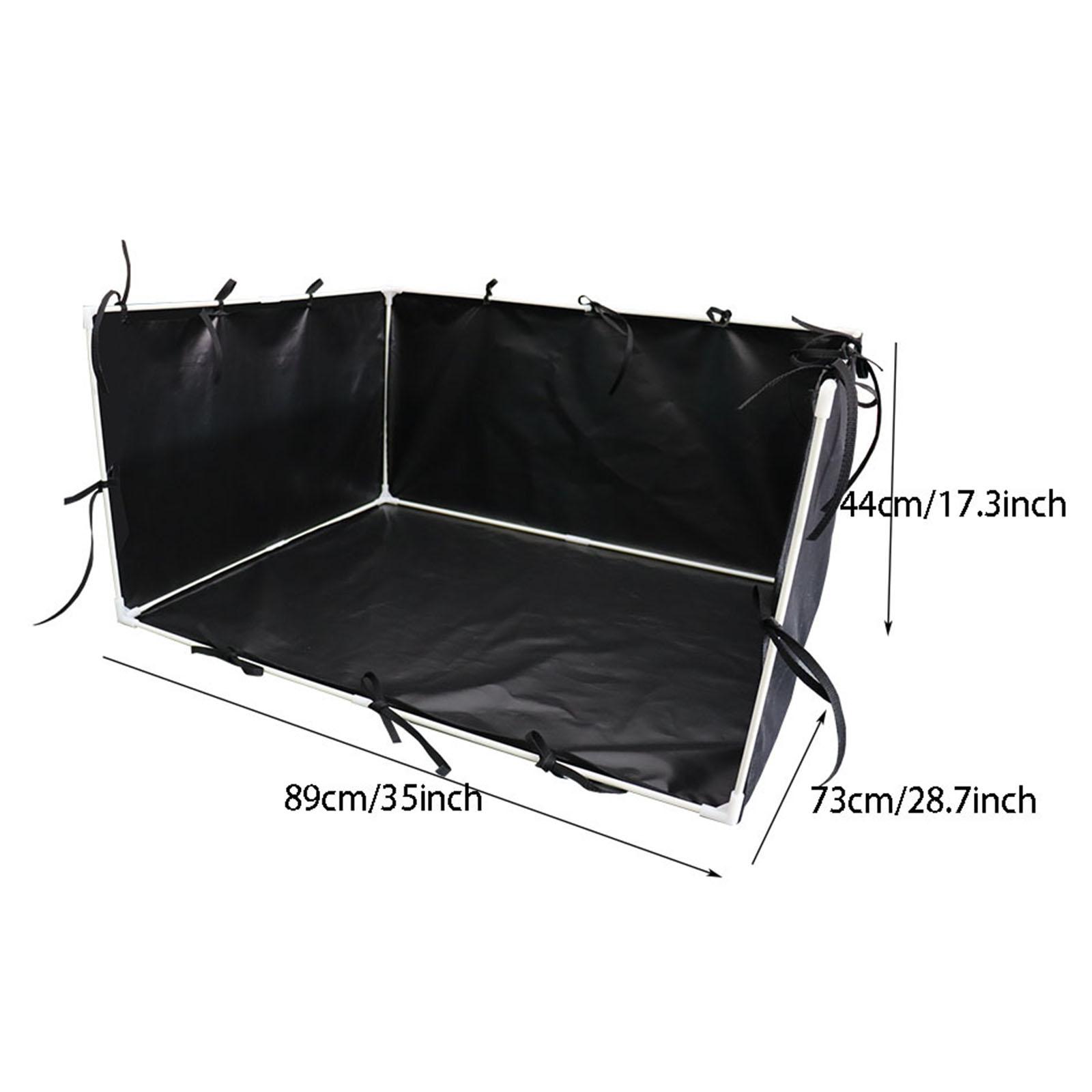 

Indoor Dog Potty Training Toilet Reusable Easy to Assemble No Spilling Dog чёрный