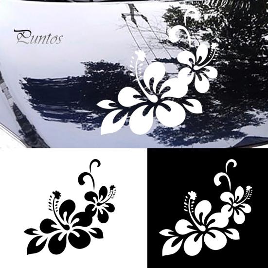 Blumen-Blumen-Auto-Aufkleber, selbstklebende Auto-Karosserie-Fensterdekoration