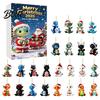 Festive Desktop Table Decor 2026 Dragon Advent Calendar 24 Days Funny Baby Figures Christmas Countdown Cute for Tree 2D Acrylic Cartoon Ornaments