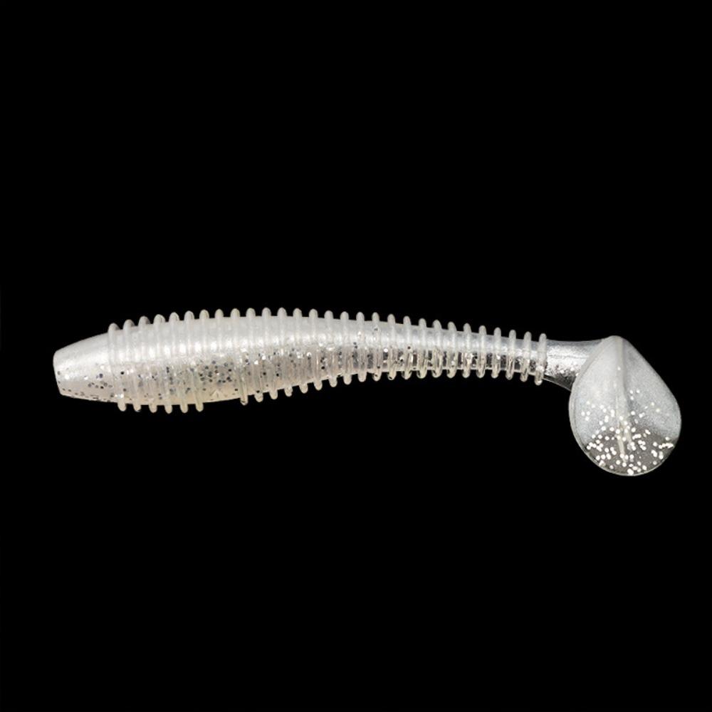 50PCS Vivid Silicone Fishing Soft Lures 5.5cm Soft Artificial Lures 9 Colors Fishing Jig Lure Fishing