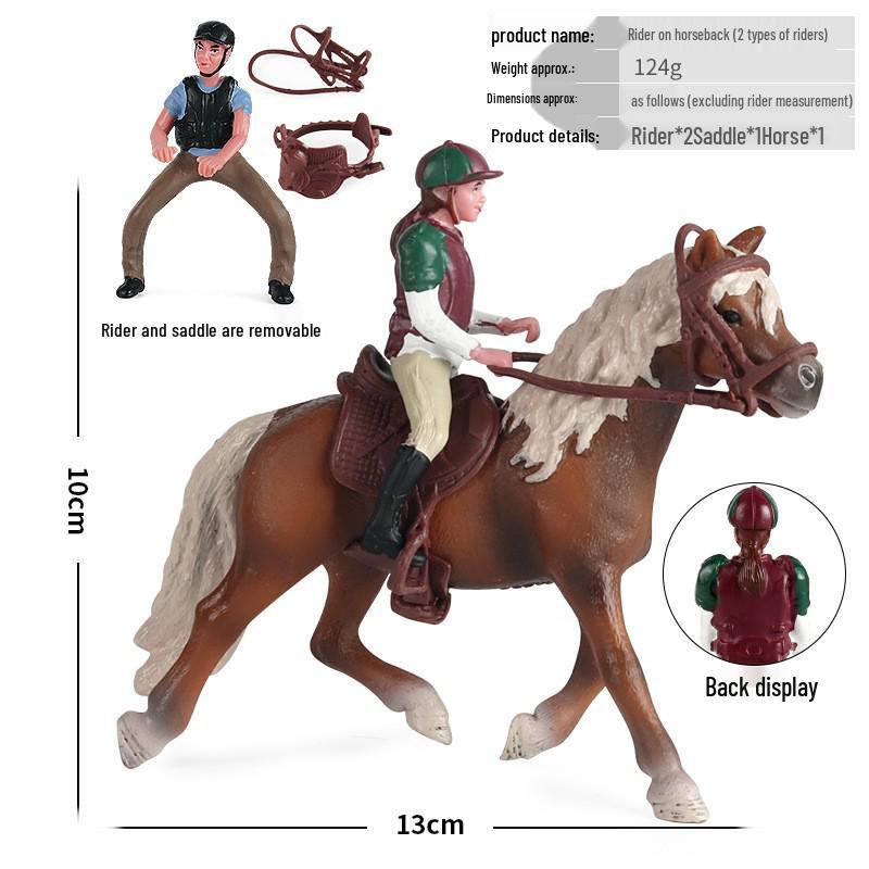 Children's Thousand-Mile Horse Simulation Model Toy and Sand Table Set