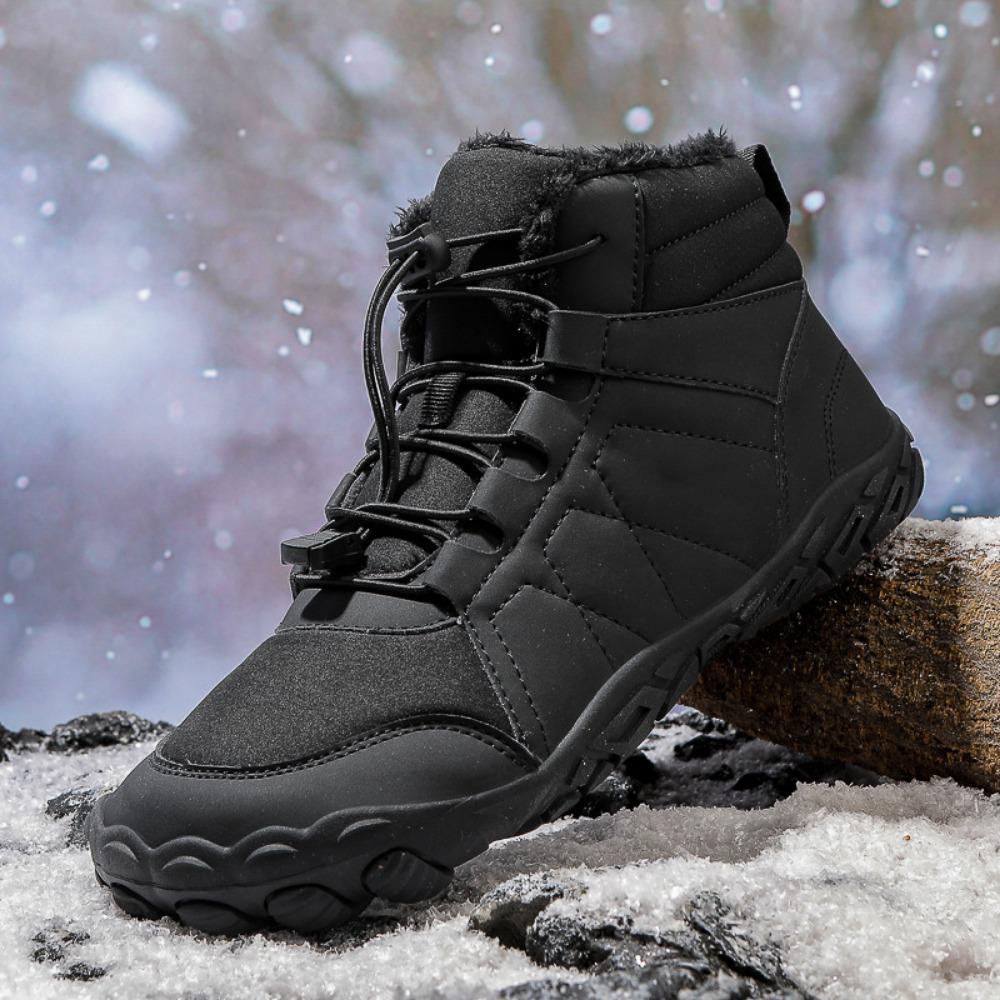 Women's Outdoor Shoes Anti Slip Casual Sports Snow Boots Women's Hiking Shoes Couple High Top Shoes Winter Warm Women's Boots