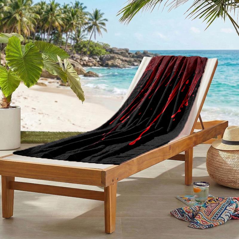 Slayer Blood Fashion Beach Towel: Ideal for Summer Adventures Soft, absorbent and quick drying suitable for swimming and bathing