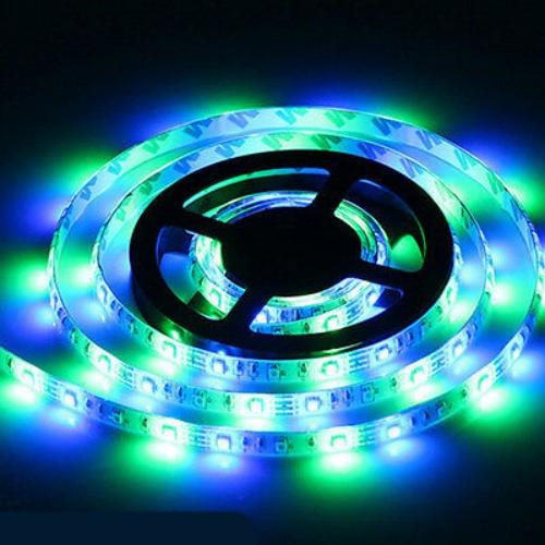 5m 300-LED DC12V RGB 3528 SMD Car Off-Road Glow Atmosphere Lamp Strip Waterproof