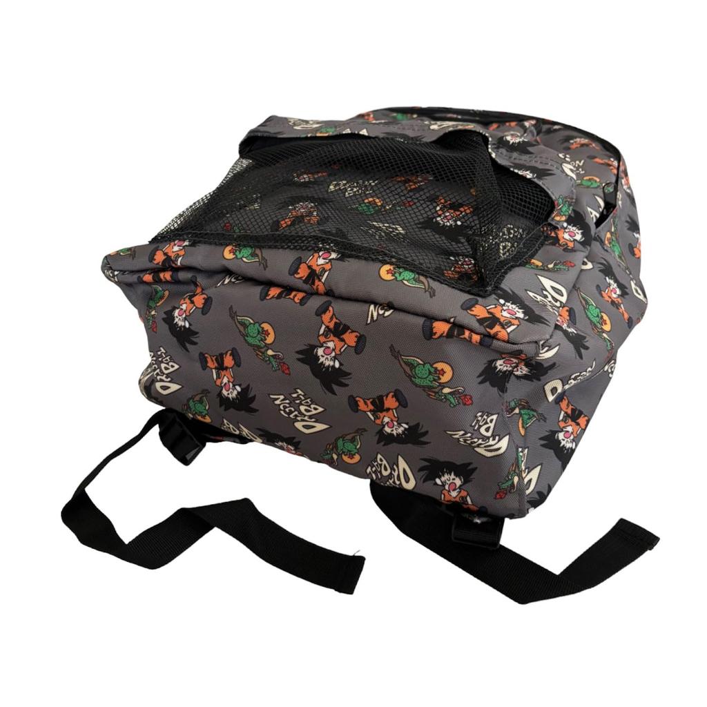 Small Planet Dragon Ball Print Backpack with Nap Print All-Over