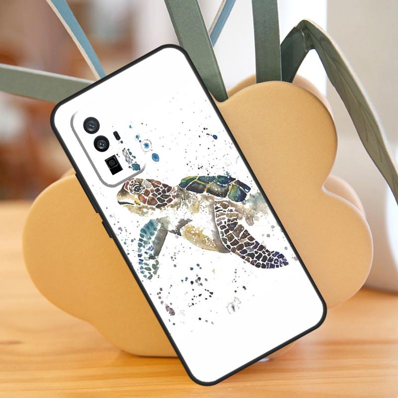 Ocean Sea Turtle Case For Xiaomi 13T 11T 12T Pro 13 14 Ultra 12 Lite POCO F6 F5 X6 Pro M6 X3 X5 M5s F3 Cover