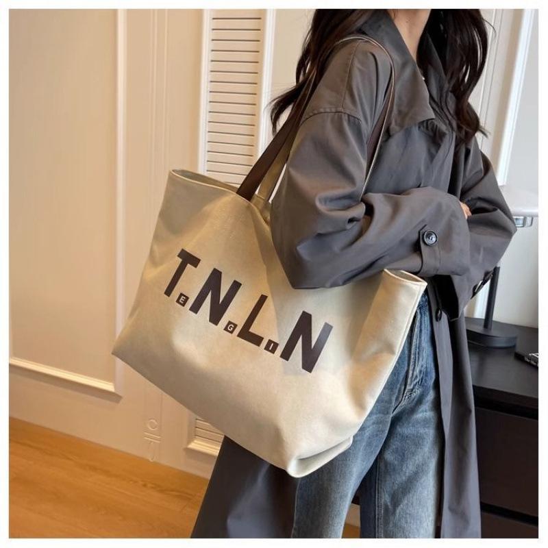 

Women s Large Canvas Commuter Tote - Versatile, Casual, Single-Shoulder Bag with Ample Storage