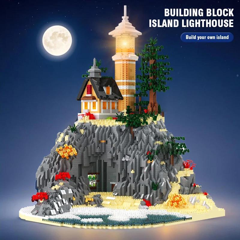 Lighthouse Building Block Toy 5100 Pieces Diy Brick Construction Education Toys Games Children Kids Boyfriend Girlfriend Gifts