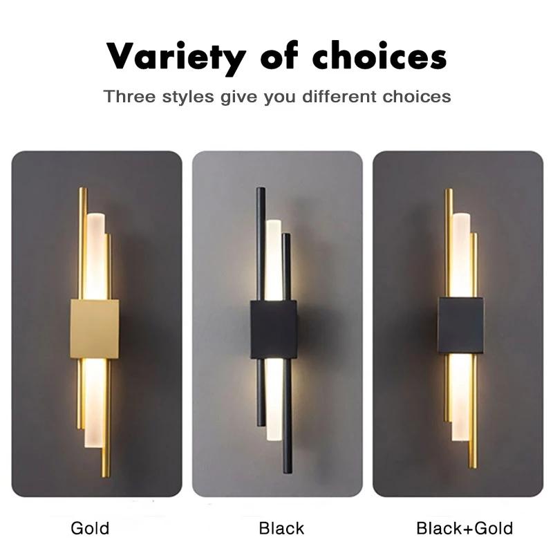 Modern LED Wall Lamp Indoor Lighting Bathroom Simple Linear Wall Lamp Home Decoration Entrance Lighting Pendant Light Chandelier