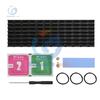 M.2 SSD NVMe Heat Sink M2 2280 Solid State Hard Disk Aluminum Heatsink Gasket with Silicone Thermal Pad 3/6MM Can Use PS5