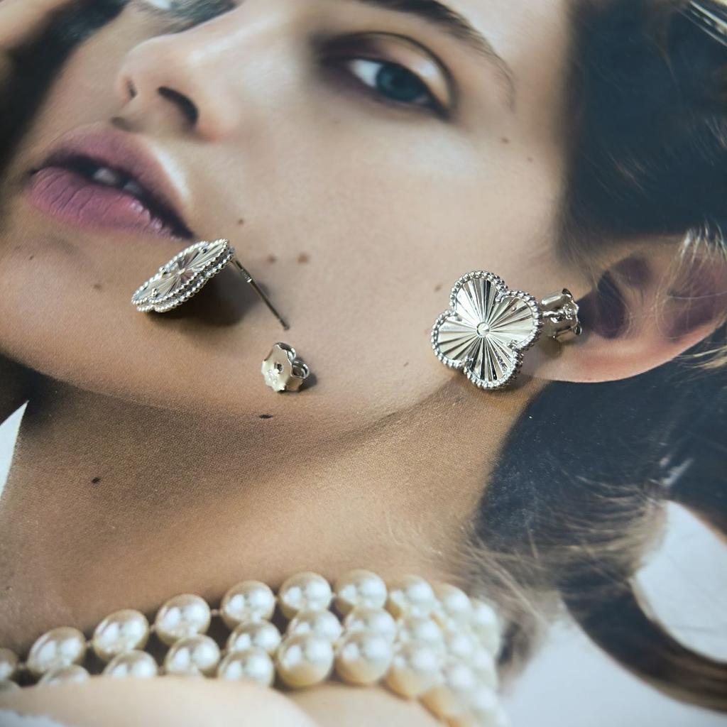 Серебряные серьги без камней (2177586)