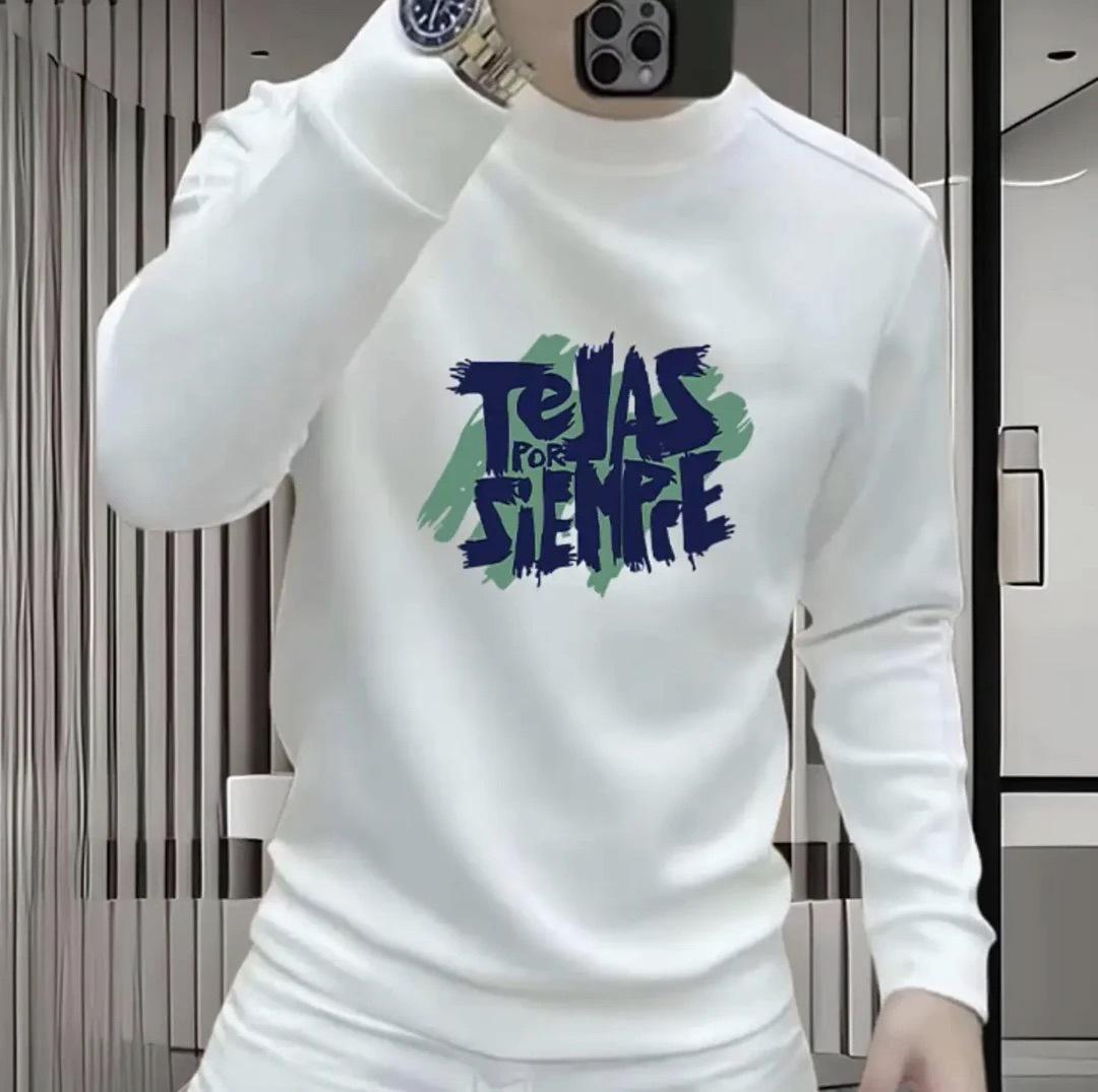 Men s Luxury Autumn/Winter Trendy Print Slim Fit Pullover Hoodie M