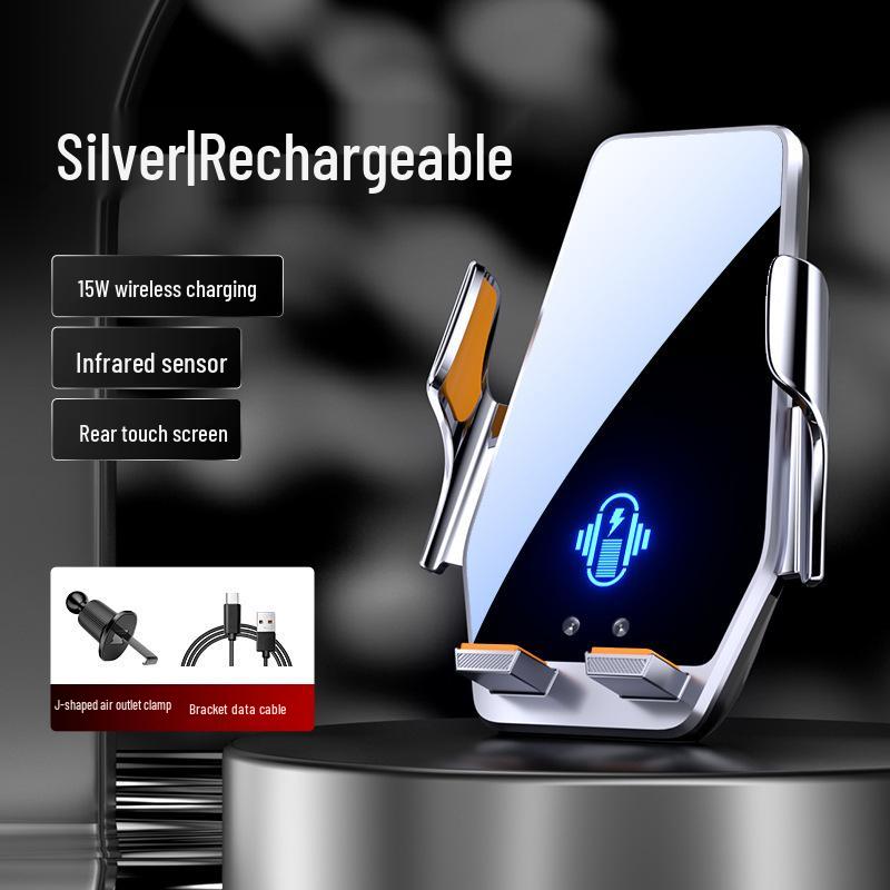 15W Auto Induction Wireless Car Charger & Phone Holder