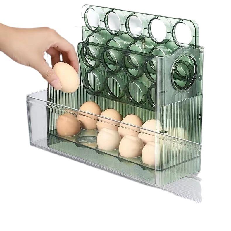 Refrigerator Side Door Egg Storage Organizer