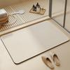 Bathroom Mats Cream Wind Diatom Mud Absorbent Pad Bathroom Entrance Mat Bathroom Toilet Quick-Drying Non Slip Carpet