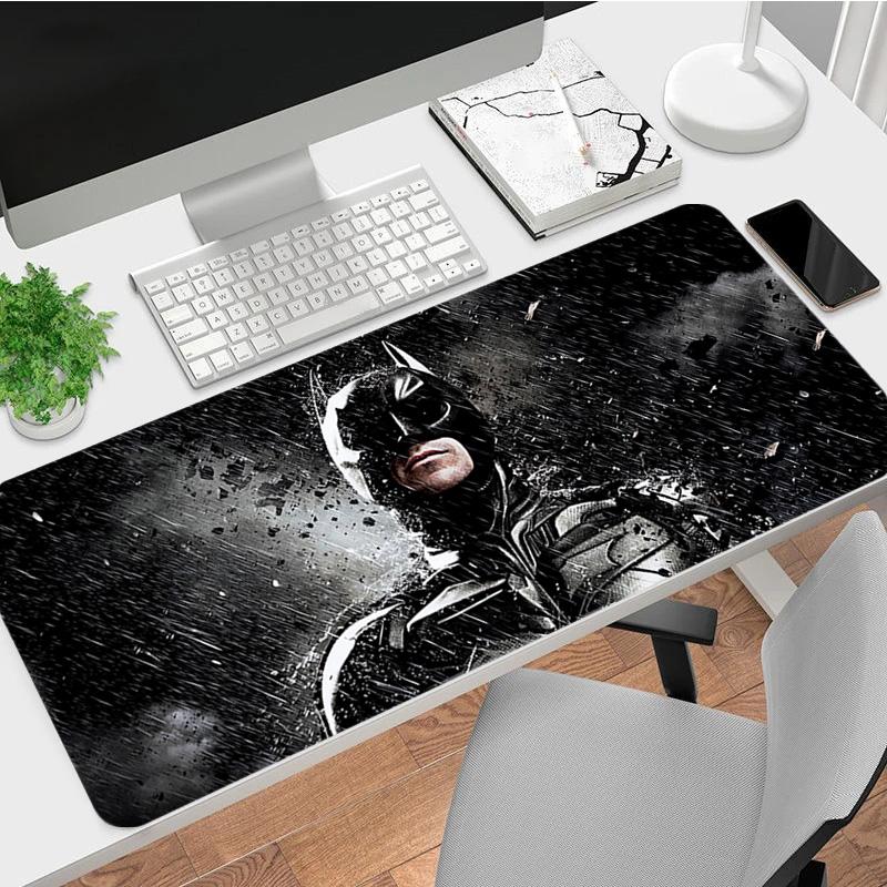 Batman Xl Gaming Mouse Pad Nonslip Rubber Base Stitched Edge Waterproof Desk Mat For Pc Laptop Gamer Office Computer Accessories C92759