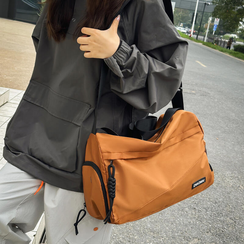 Large Capacity Crossbody Bag Men's And Women's Dry And Wet Separation Sports Messenger Bag Riding Shoulder Bag Shoe Warehouse Travel Bag