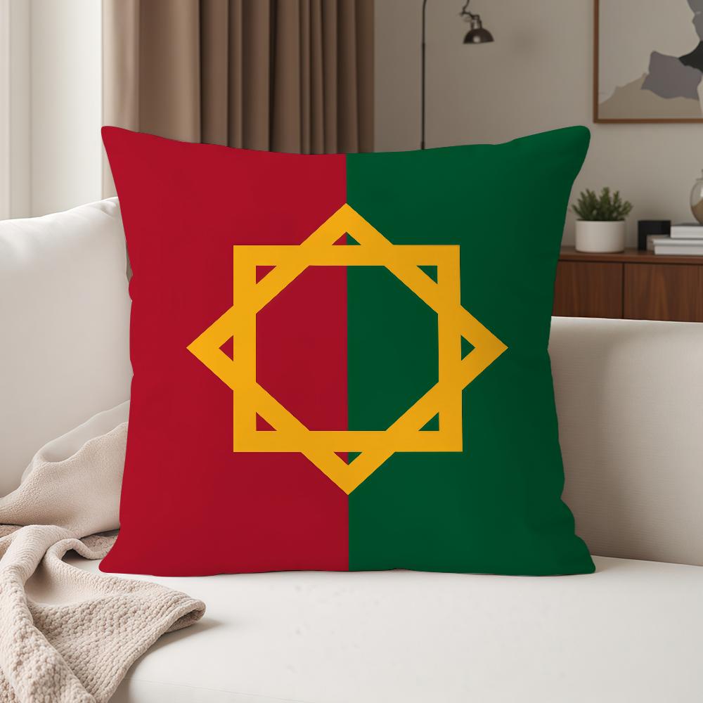 Luxury Morocco Flag Pillow Case Suitable For Bedrooms Living Rooms Cars Home Decoration