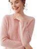2025 Autumn/Winter Women's High Neck Cashmere Sweater – Thick, Skin-Friendly, Loose Knitwear Base Layer