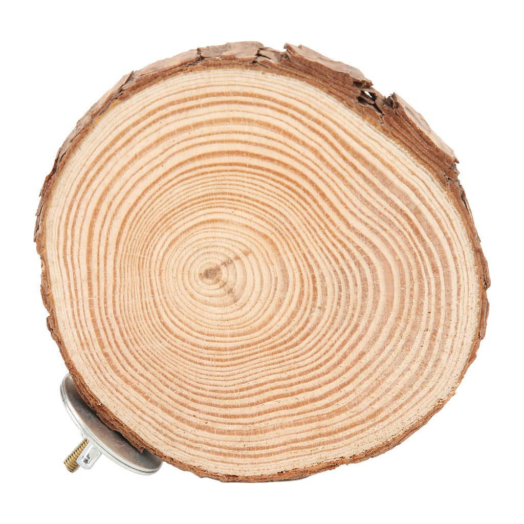 Ptáci Kulaté bidlo Platforma Přírodní dřevěný stojan pro klecové ptáky Papoušky Klování Stání8-10